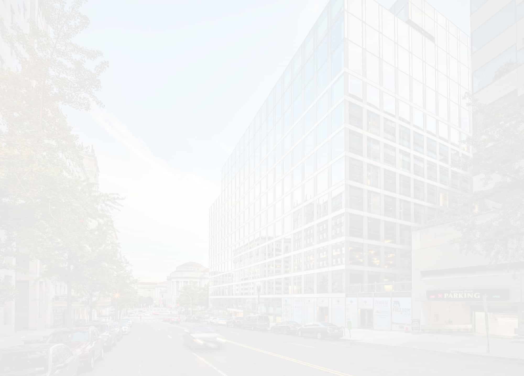 Street view with light overlay